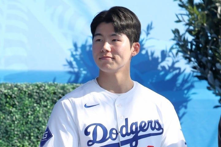 ドジャース加入１年目のキム・ヘソン。コーチ陣は守備力を高く評価しているという。(C)Getty Images