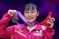 体操女子の宮田笙子。ストーリーズ機能でファンに向けて公開質問を行なった。(C)Getty Images