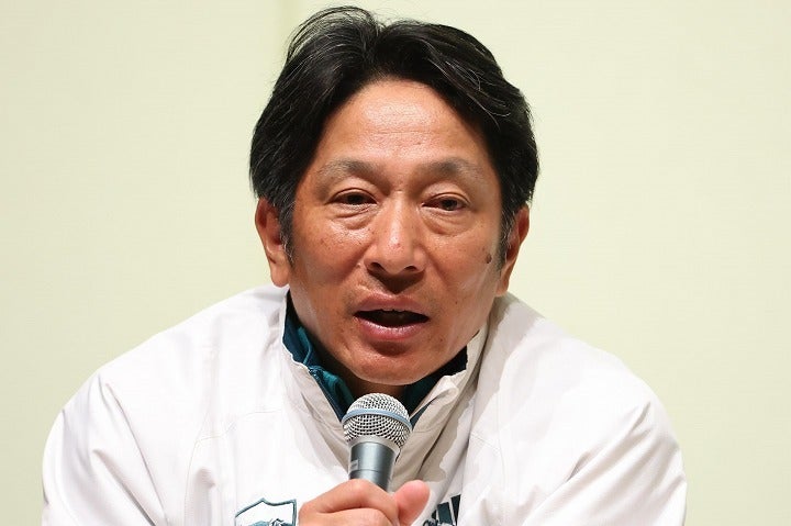 皆渡さんとの別れにコメントを寄せた原監督。写真：滝川敏之