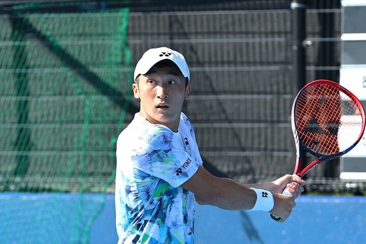 徳田がSNSを通じて温かい結婚報告をした(写真は23年の全日本)。写真：スマッシュ写真部