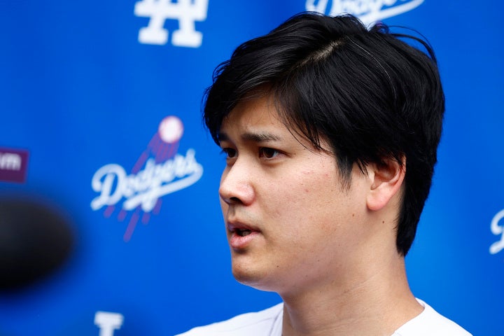 ドジャースの大谷翔平のキャンプ中の様子を専属カメラマンのスーフー氏が公開した。(C)Getty Images