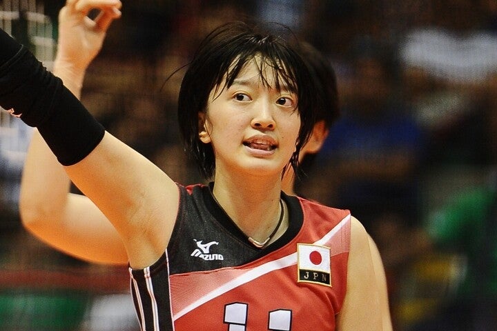 現役引退を発表したバレー元日本代表の鍋谷友理枝。(C)Getty Images