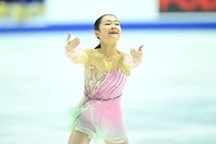 島田が世界ジュニア３連覇を飾った。写真：金子拓弥（THE DIGEST写真部）