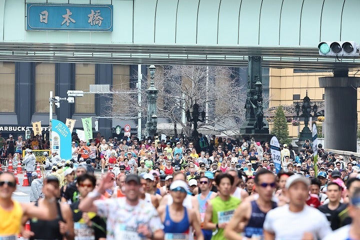 現役アイドルも参戦した東京マラソン。写真：梅月智史（THE DIGEST写真部）