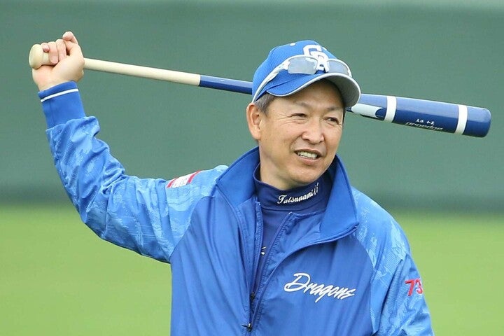 昨年まで中日の監督を務めていた立浪和義氏。写真：THE DIGEST写真部