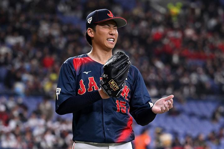 ２回を無失点に抑えた曽谷。不運な内野安打を許した。（C）Getty Images