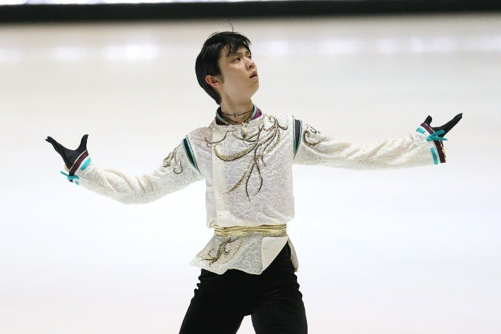 羽生は伝説のプログラム「SEIMEI」を演じた。写真：滝川敏之