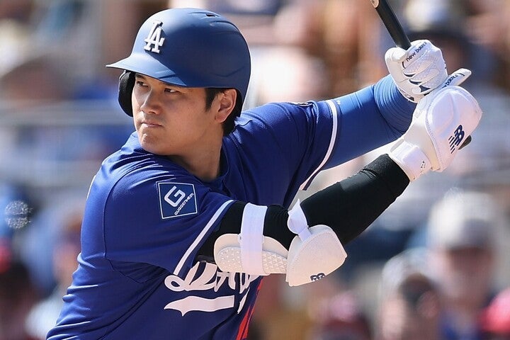 選球眼も鋭い大谷。(C) Getty Images