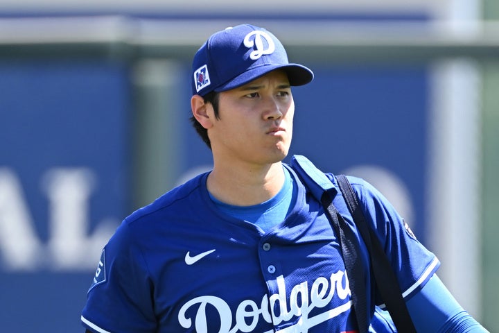 ドジャースの大谷翔平。自身のストーリーズにアップしたドーナツが話題となっている。(C)Getty Images