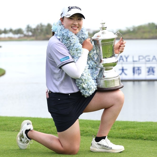 米ツアー２勝目を飾ったばかりの竹田も東京ドームに駆けつけた。(C)Getty Images
