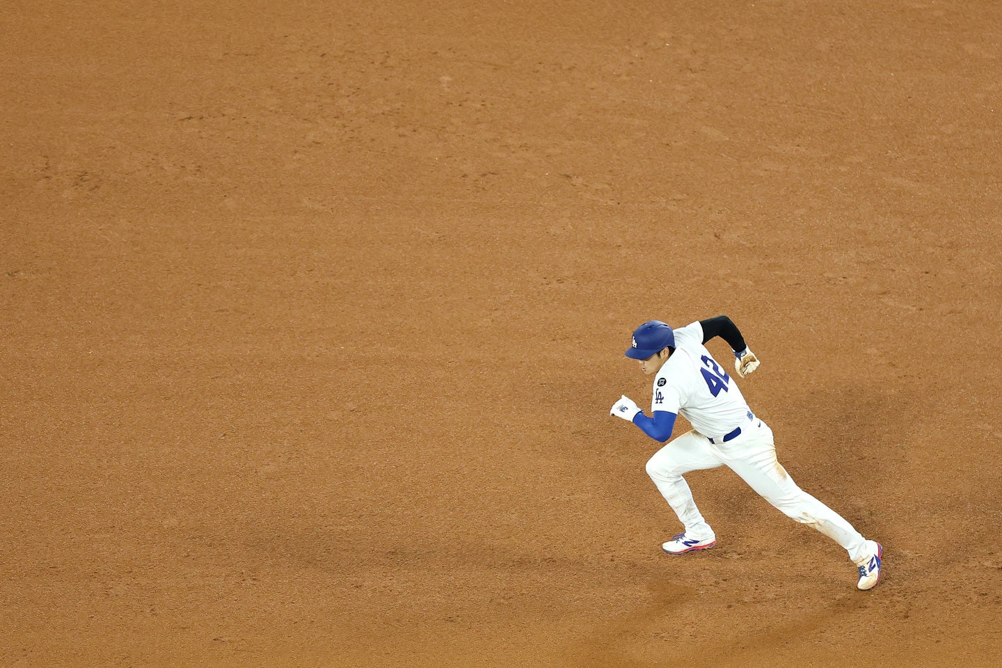 日本人選手２人目となるメジャー通算150盗塁を達成したドジャースの大谷翔平。(C) Getty Images