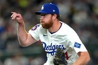 ３回から７回までロングリリーフし、メジャー初勝利を挙げたサウアー。(C)Getty Images