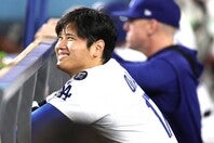マーリンズ戦で大谷は日本の人気アニメ曲で打席に入った。(C) Getty Images
