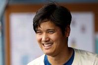 女性に優しい気遣いをみせた大谷。(C)Getty Images