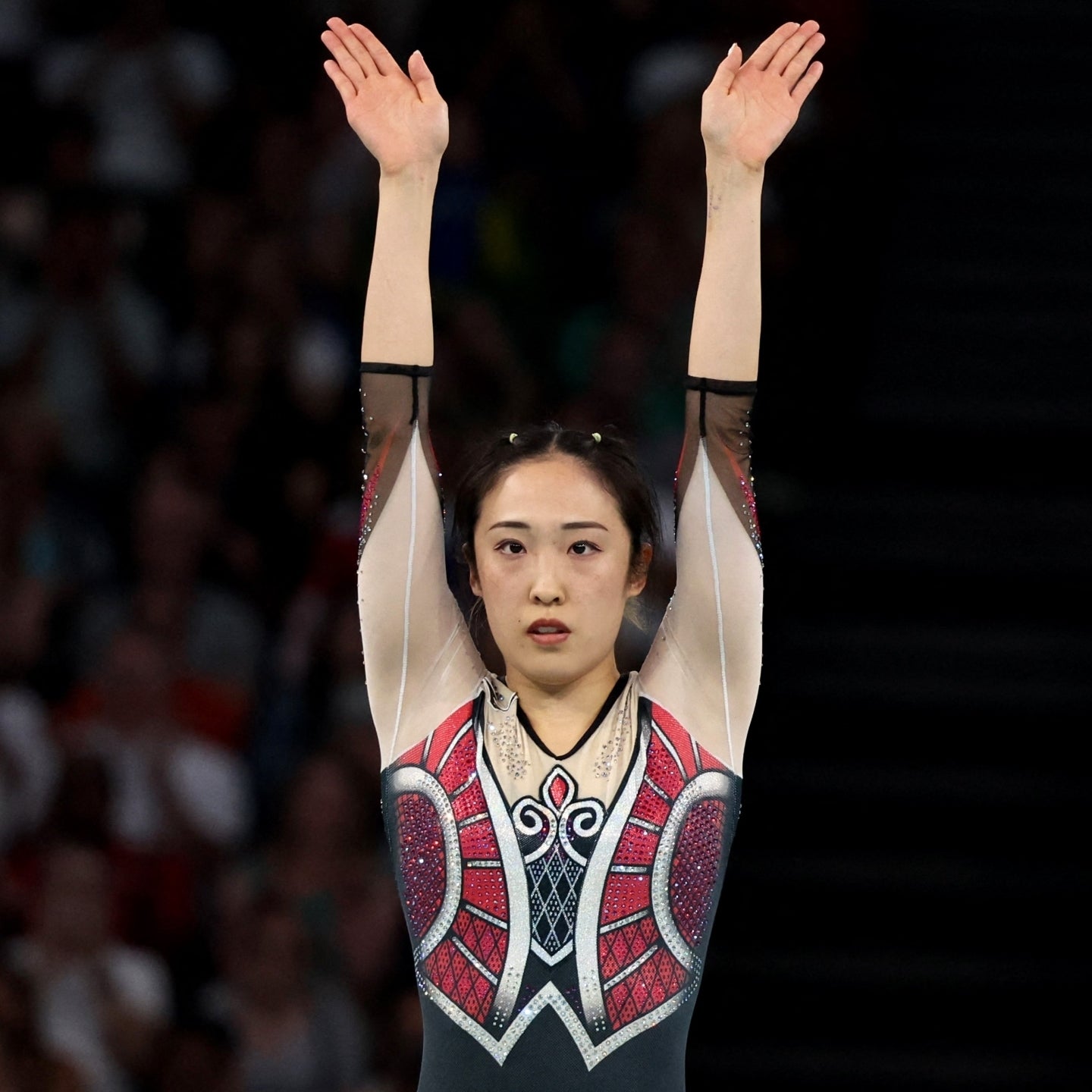 日本女子トランポリンの第一人者である森。SNSで切実に支援を呼びかけた。(C)REUTERS/AFLO