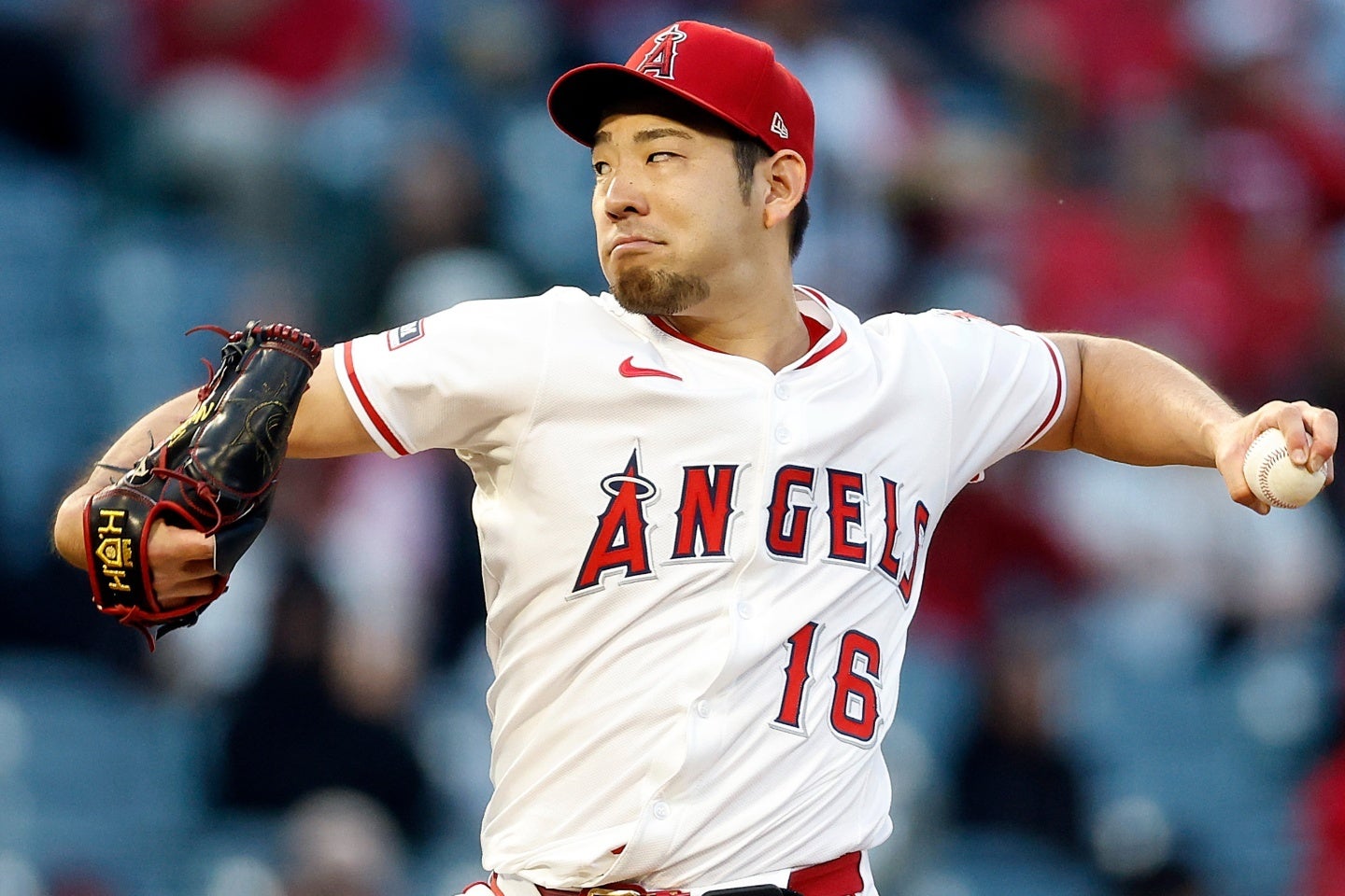 菊池は５回５安打２失点だったが、またも初勝利を逃した。(C)Getty Images