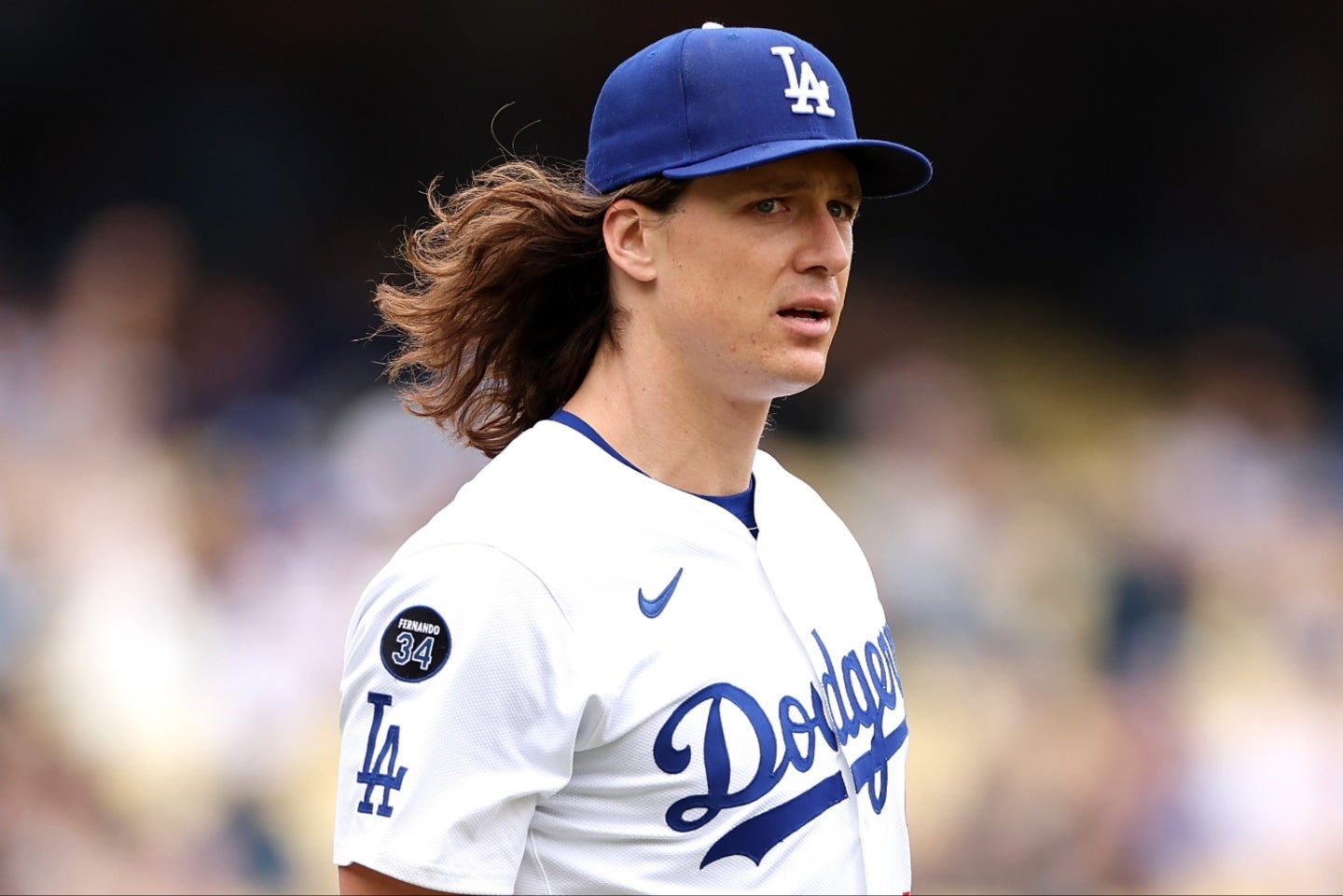 ２試合連続でアクシデントによる降板となったグラスノー。(C)Getty Images