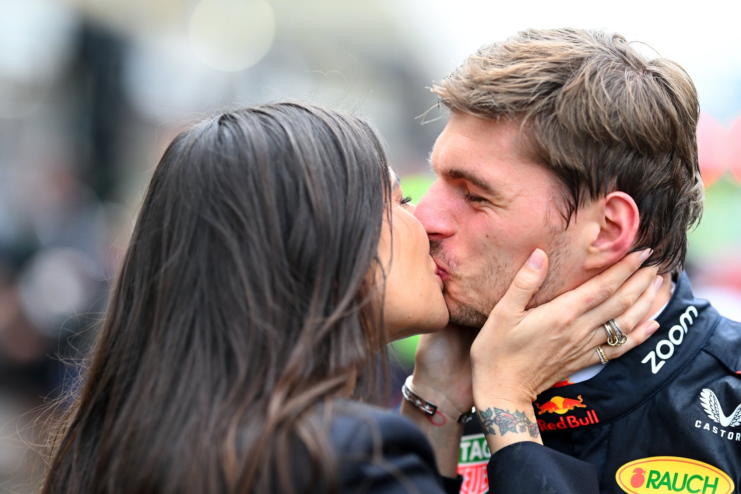 第１子誕生を報告したフェルスタッペン。(C) Getty Images
