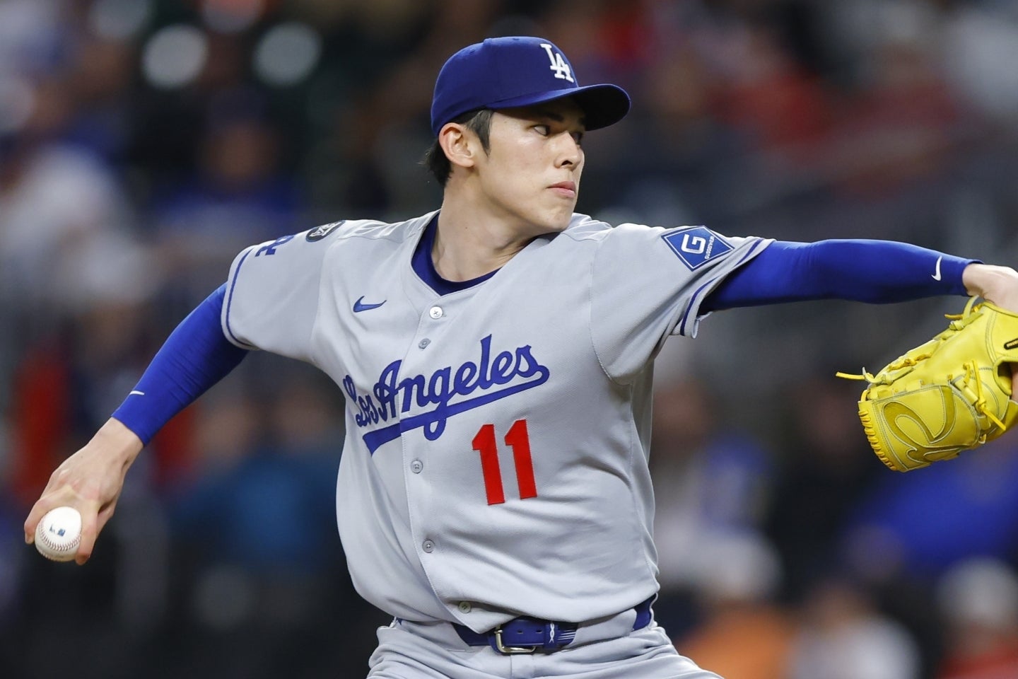 先発７戦目にしてメジャー初勝利を挙げた佐々木。(C)Getty Images