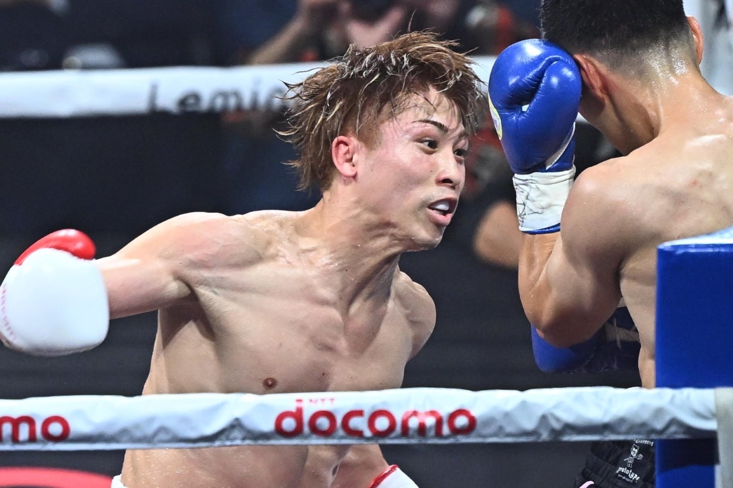 現地５月４日に米ラスベガスでカルデナスと対戦する井上。写真：金子拓弥（THE DIGEST写真部）