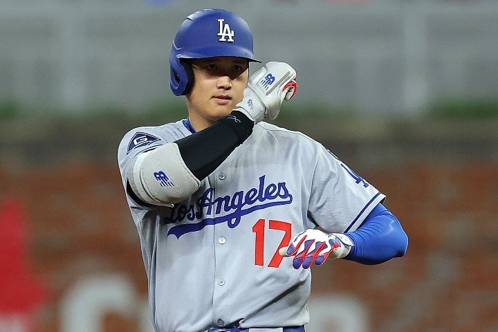大谷は５回に９号２ランを放った。(C) Getty Images