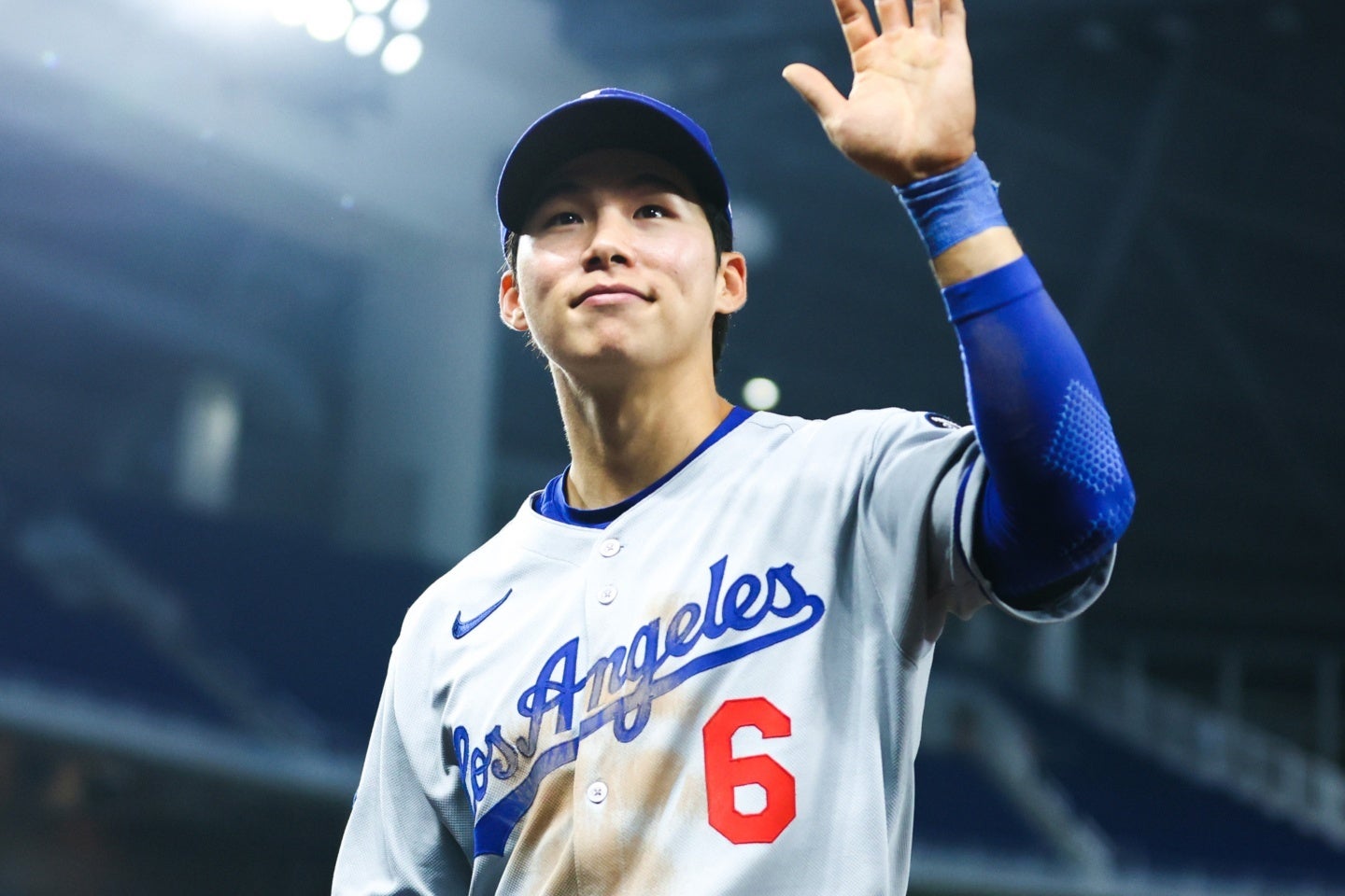 メジャー初先発のキムが２安打１打点の活躍をみせた。(C) Getty Images