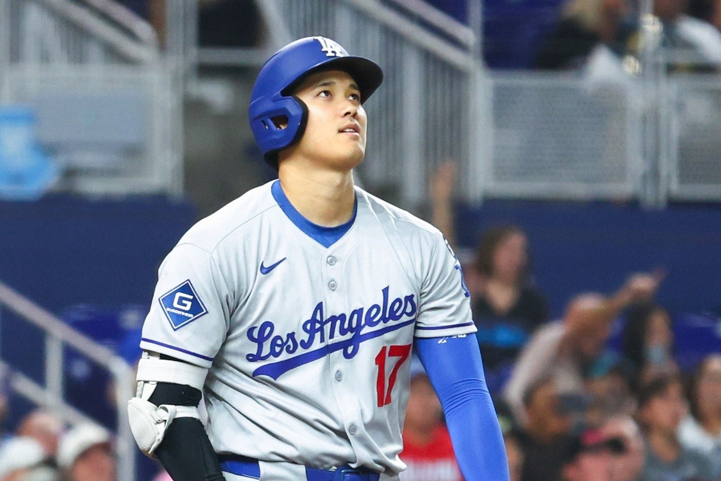 今季10号ホームランを放った大谷。(C) Getty Images