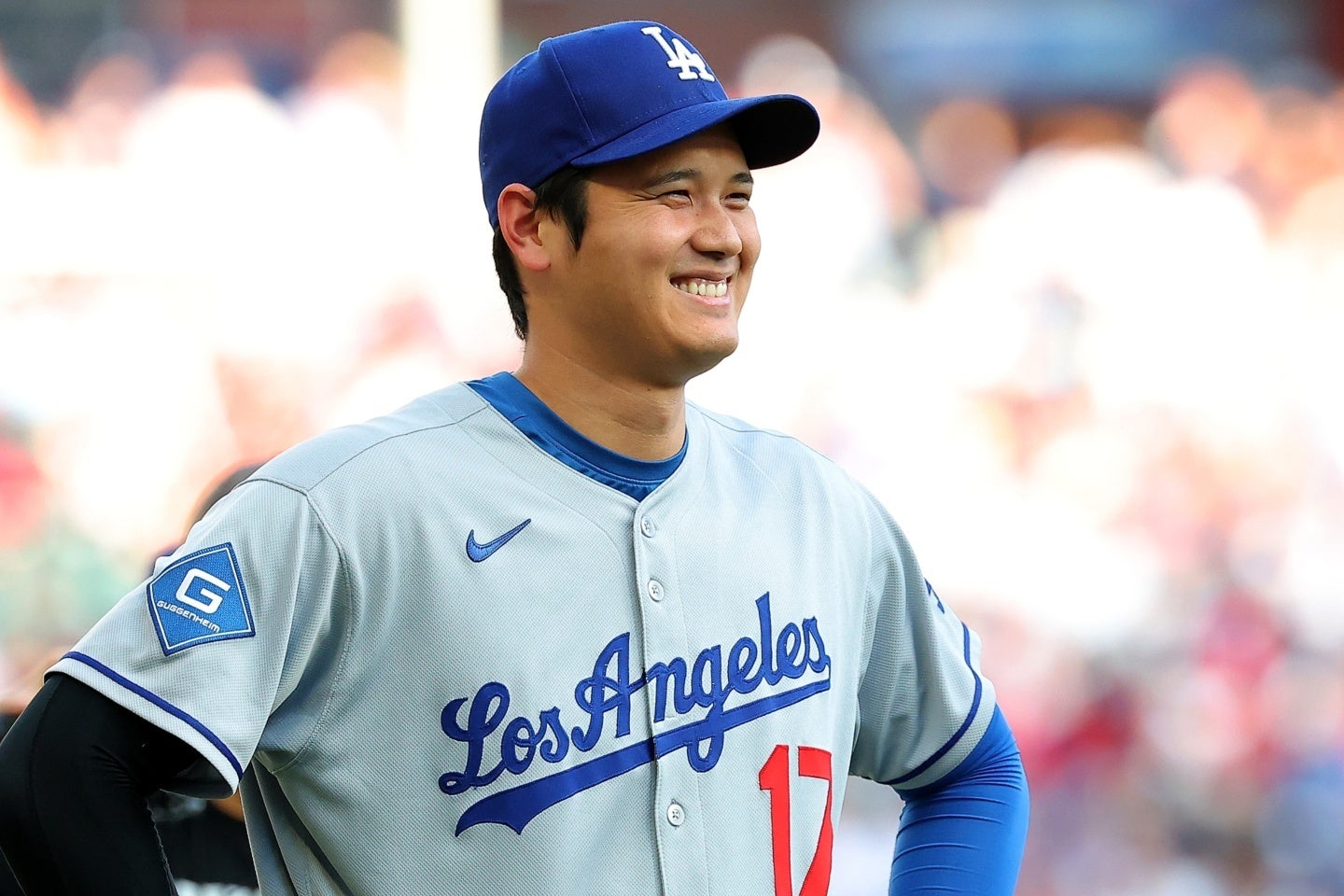 大谷がマーリンズ戦の試合前に振る舞った神対応が話題になっている。(C) Getty Images