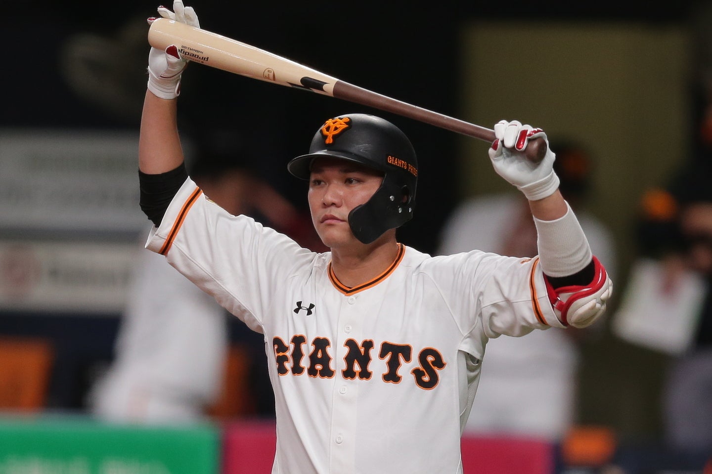 決勝適時二塁打を放った巨人の坂本勇人内野手。打棒復活なるか。写真：THE DIGEST写真部