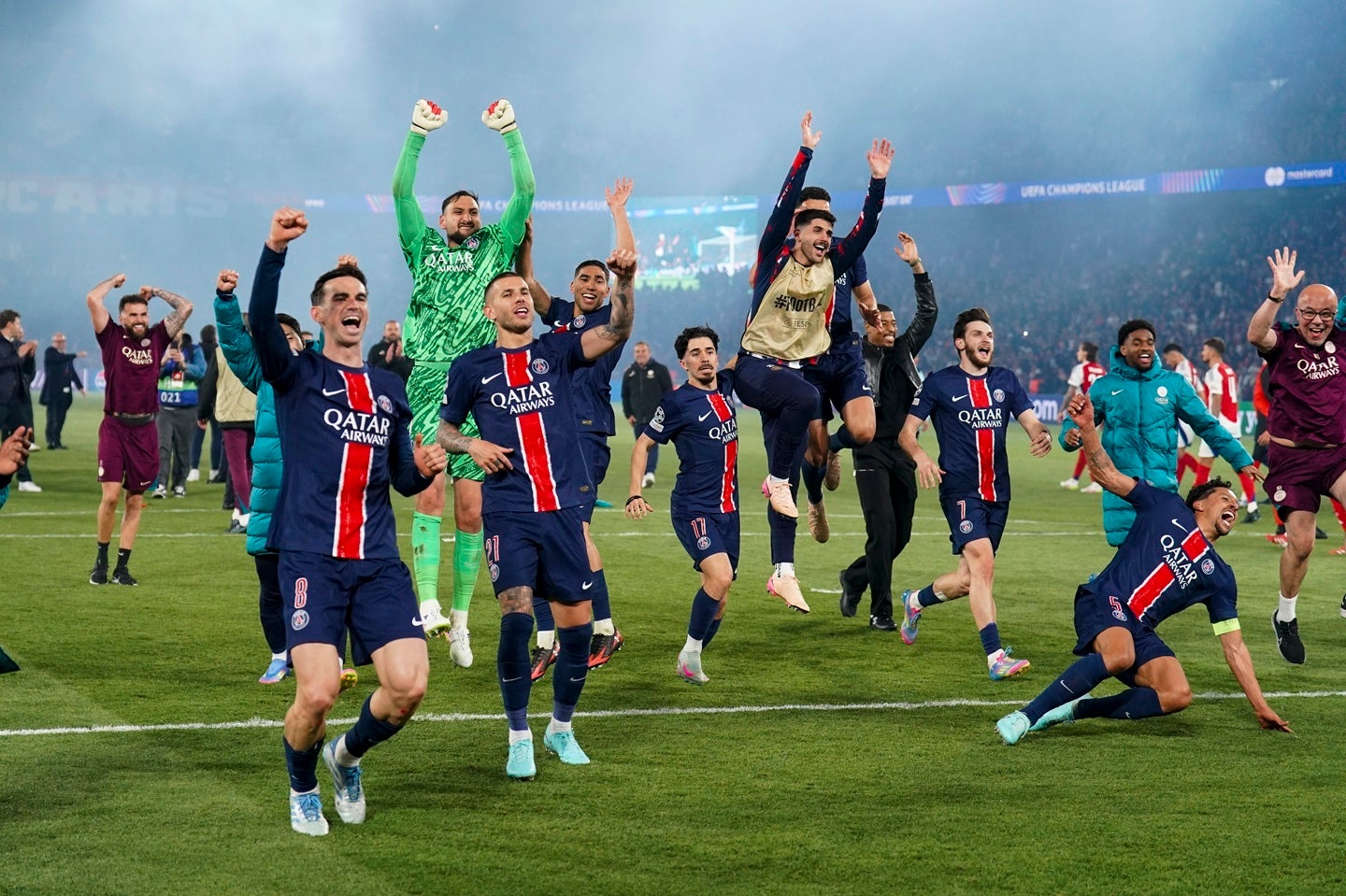チャンピオンズリーグ決勝進出を決めたパリSG。インテルとの決戦に臨む。(C) Getty Images