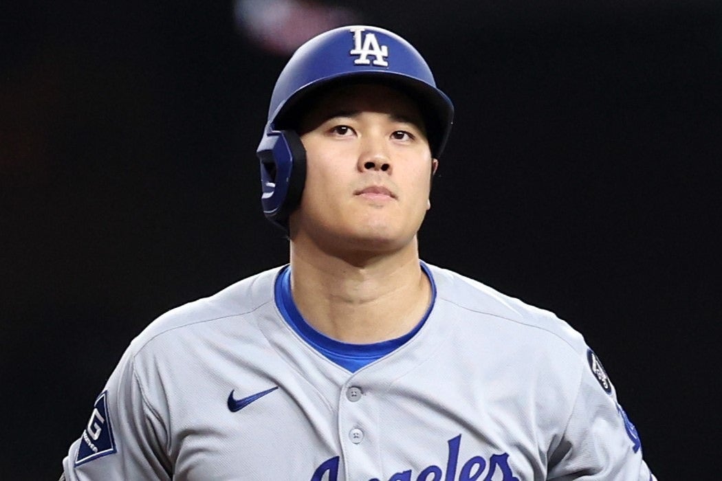 ホームラン数と比較した際の打点の低さを批判された大谷。(C)Getty Images
