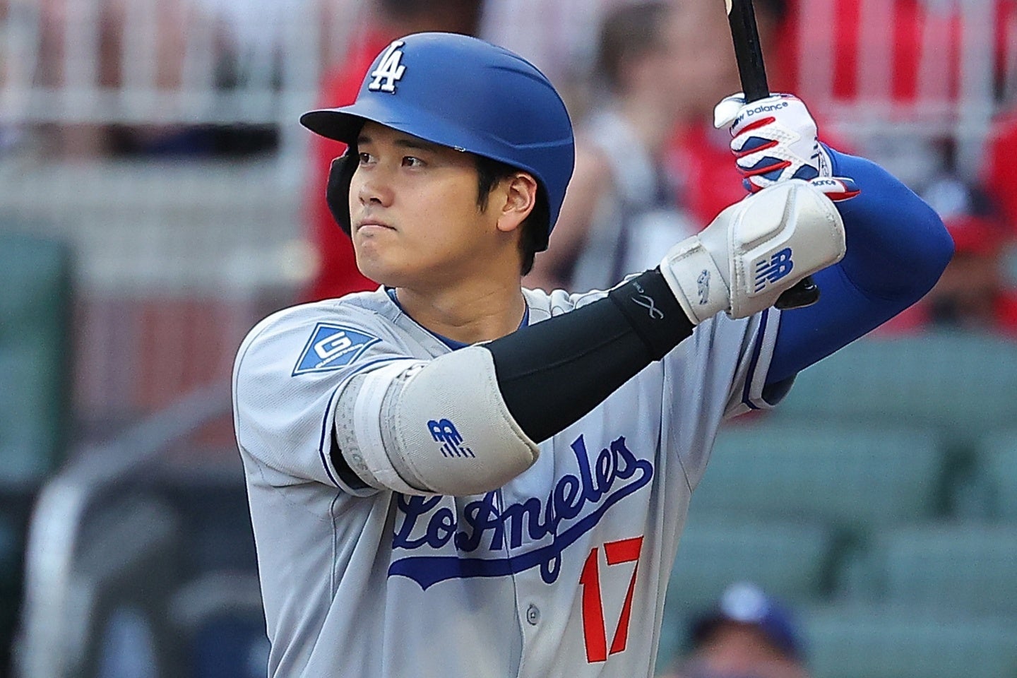 大谷は３打数１安打だった。(C) Getty Images