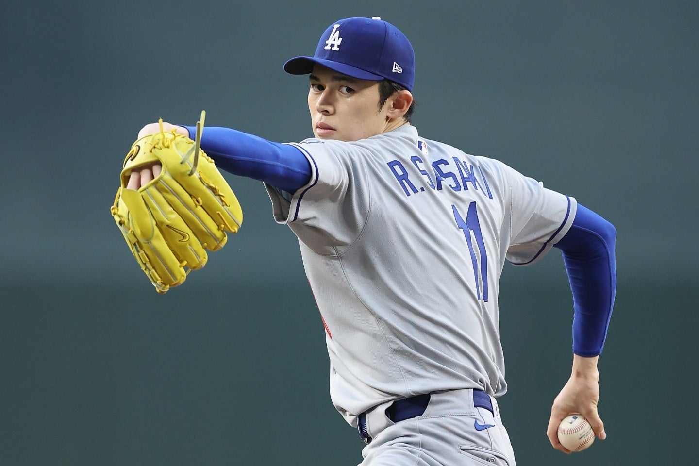 ダイヤモンドバックス戦に中５日で先発した佐々木。メジャー自己ワーストの５失点で降板した。(C) Getty Images
