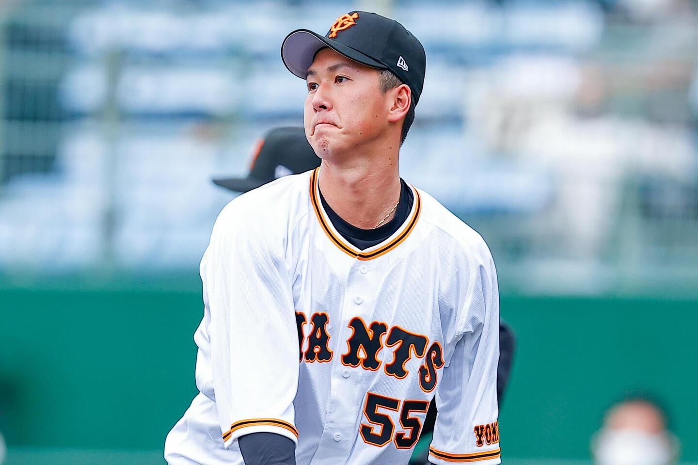 ソフトバンクへトレード移籍する秋広優人内野手。写真：塚本凜平