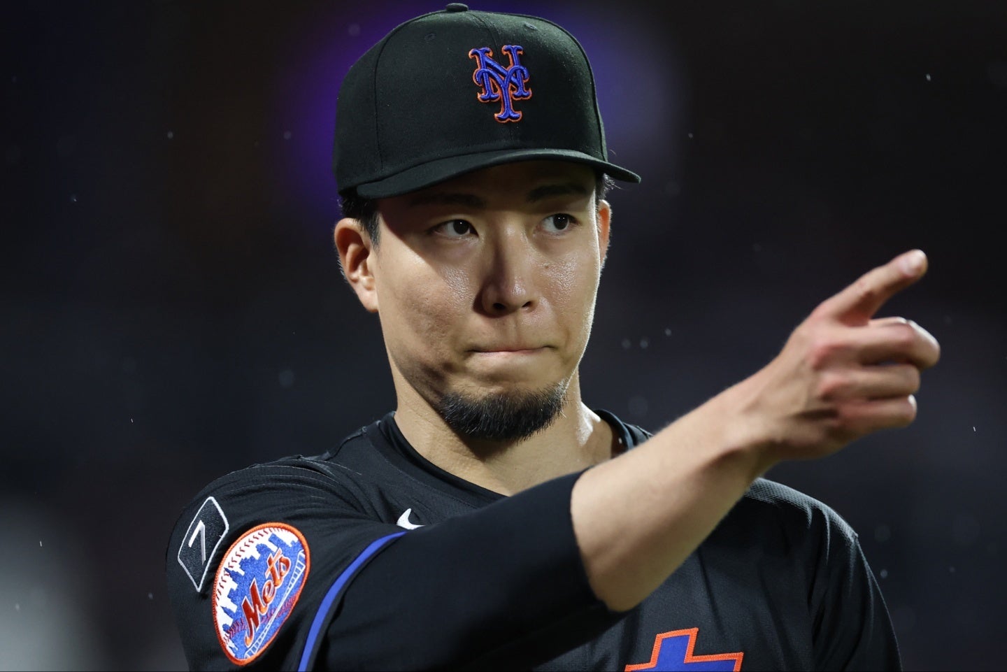 勝利こそつかなかったものの素晴らしいピッチングを見せた千賀。(C)Getty Images
