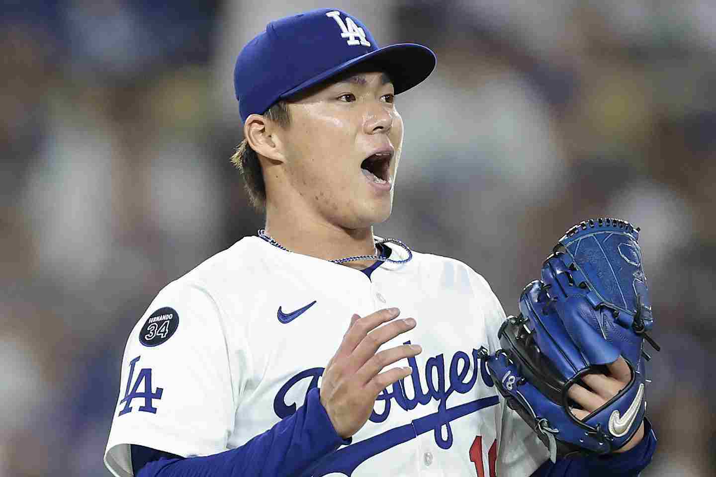 今季４勝の山本がナ・リーグのCY賞模擬投票でトップに立った。(C) Getty Images