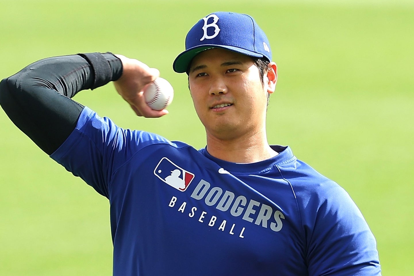 投手復帰に向けて調整を続けている大谷。(C)Getty Images
