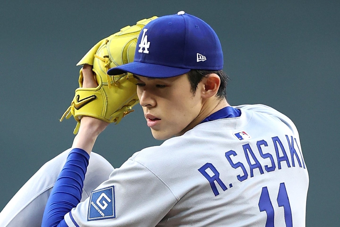 右肩を痛めて負傷者リストに入った佐々木。(C)Getty Images