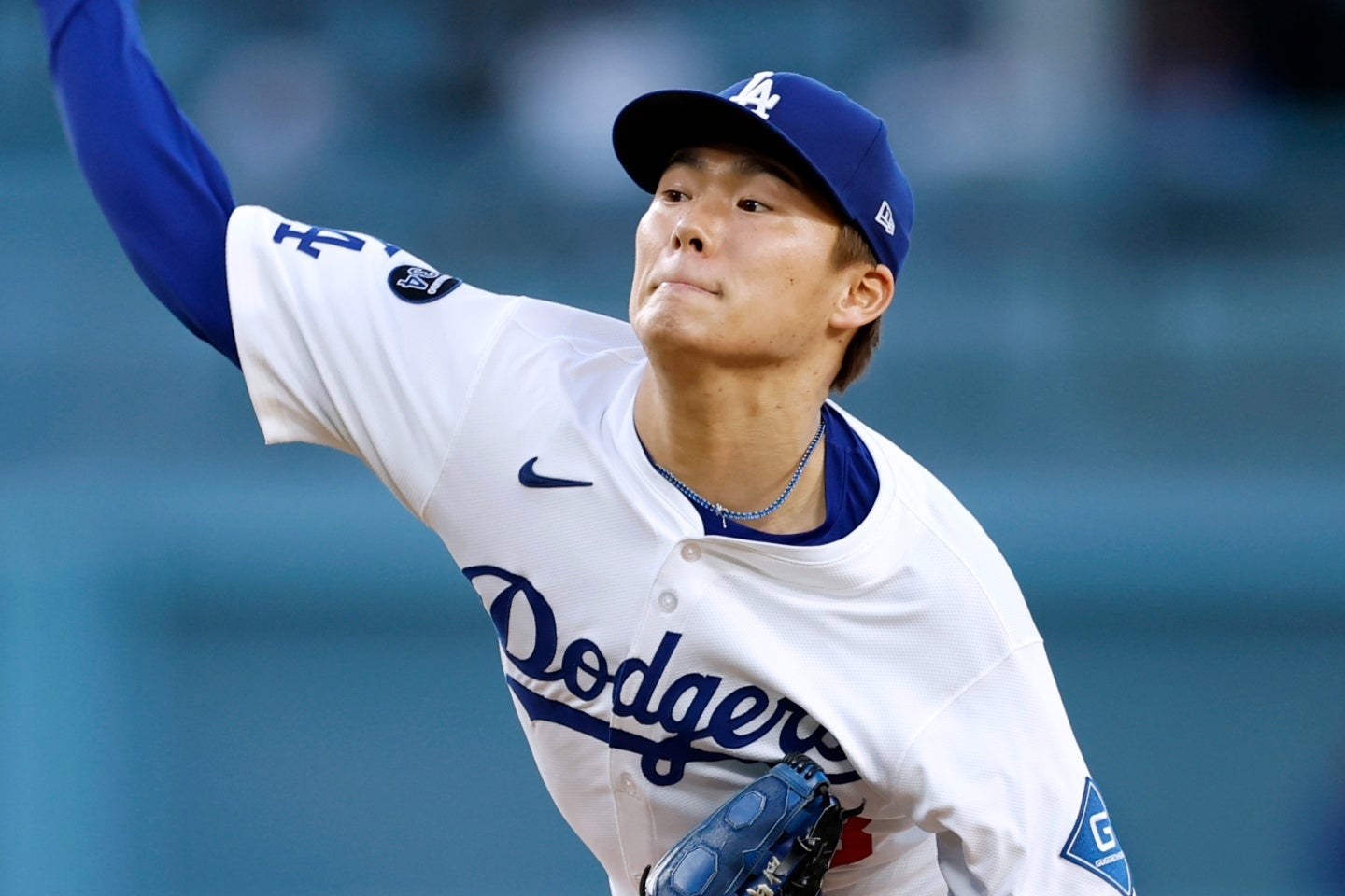 山本は６回を投げ６K３失点だった。(C)Getty Images