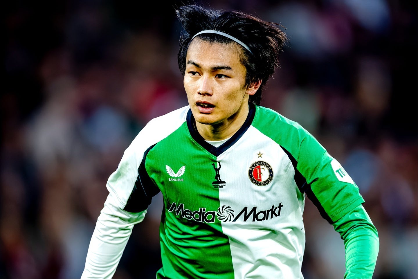 今季リーグ戦での７点目を決めた上田。(C)Getty Images