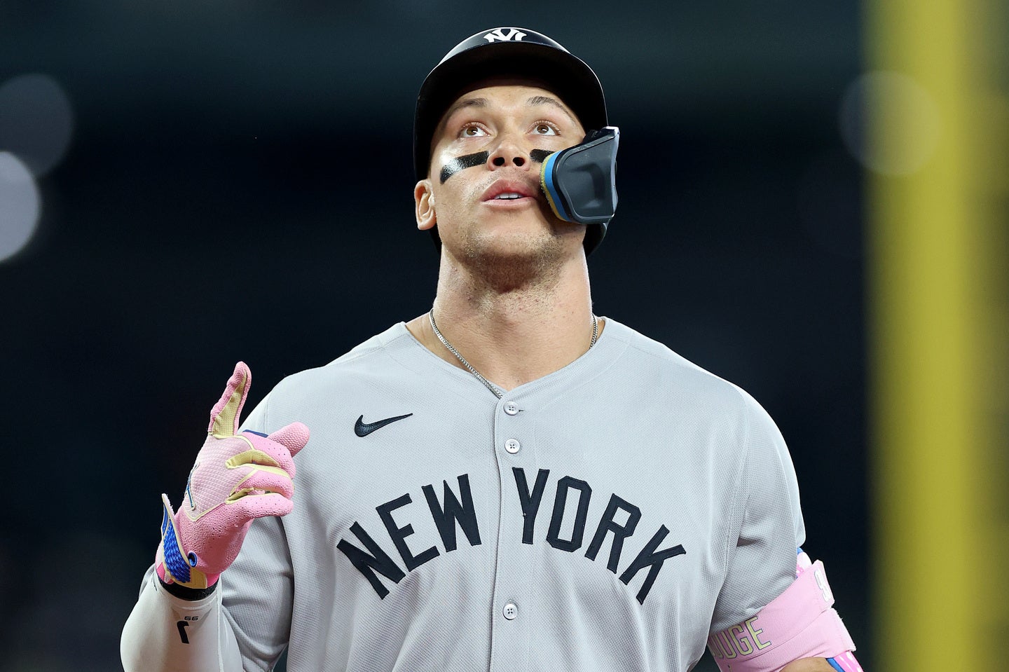 ヤンキースのジャッジ。マリナーズ戦で４戦ぶりの15号ソロホームランを放った。(C)Getty Images