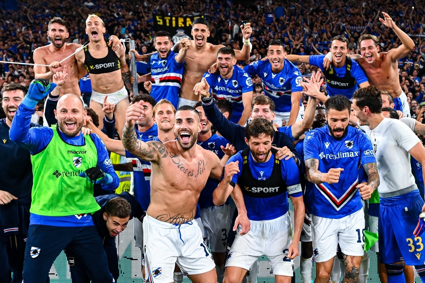 コッパ・イタリア２回戦で宿敵ジェノアにPK戦で勝利したサンプドリアだったが、セリエBでは18位に終わりC降格が決定した。(C)Getty Images
