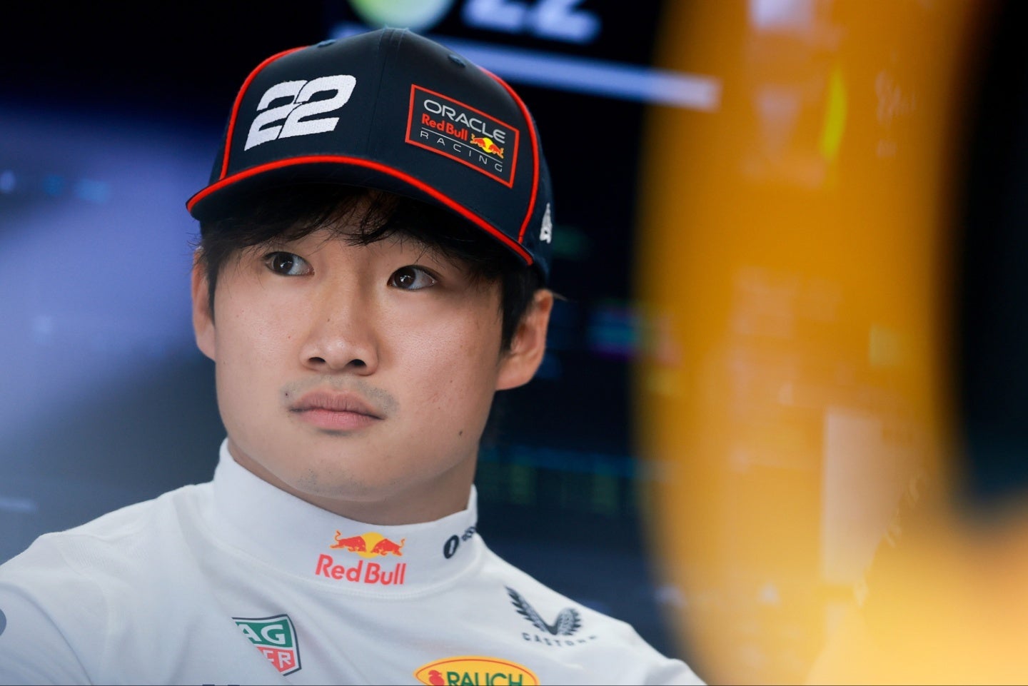 予選で大クラッシュを起こした角田。(C)Getty Images