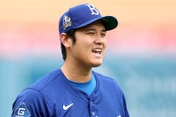 ドジャースの大谷翔平。投手復帰はいつになるのか。(C)Getty Images