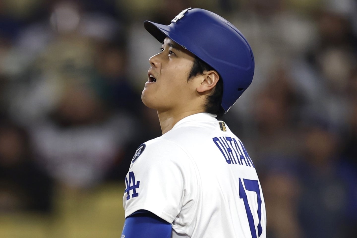 17号ソロ本塁打を放った大谷。(C)Getty Images
