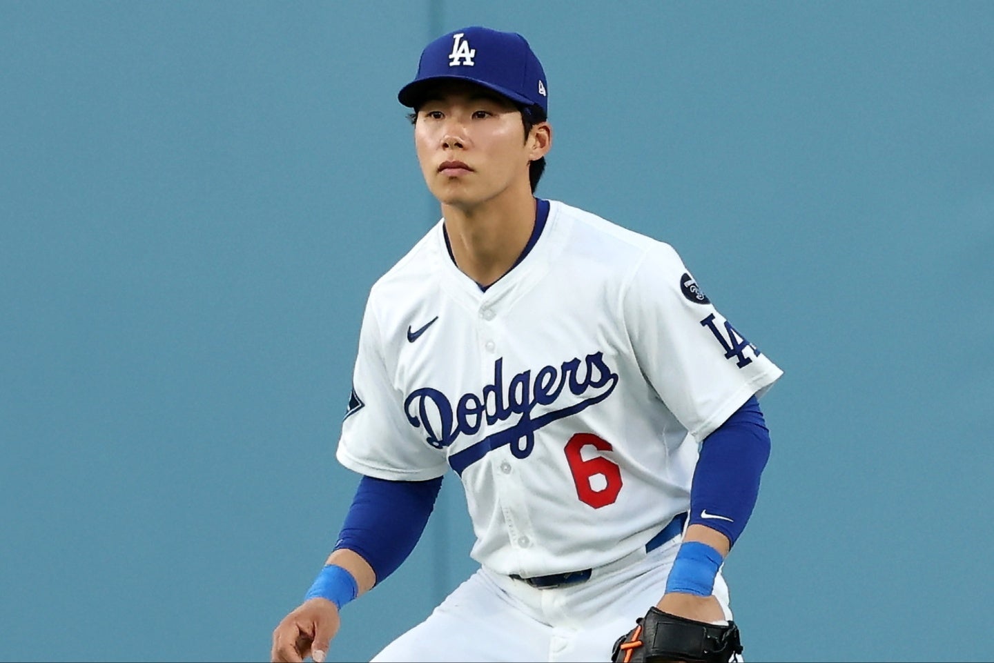 本職でない中堅を守ったキム・ヘソン。(C)Getty Images