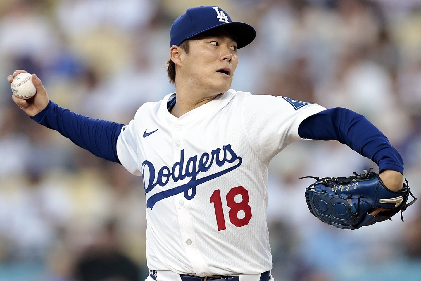 山本が今季10度目の先発登板。(C) Getty Images