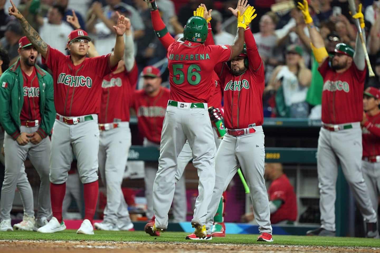 前回WBCで日本と激闘を繰り広げたメキシコ代表。今回もメジャーリーグ勢を揃えた精鋭チームとなりそうだ。(C) Getty Images
