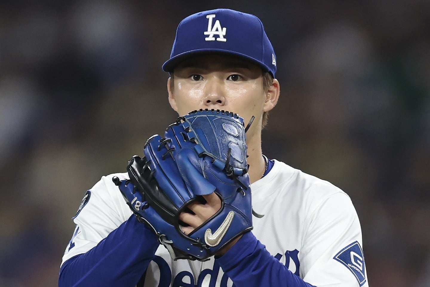 今季６勝目はならなかったものの７回９奪三振、無失点の快投をみせた山本。(C) Getty Images