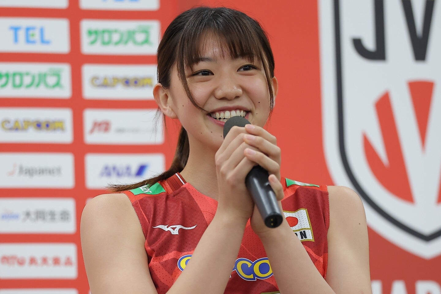 会場にいた全員を笑顔にした野中。写真：福冨倖希